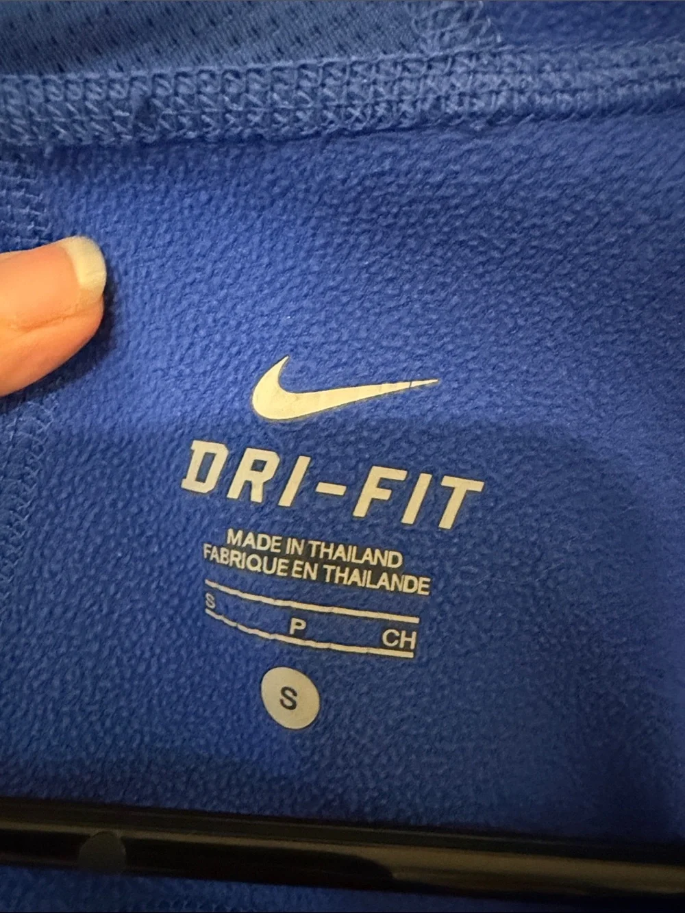 Nike Dri-Fit Periwinkle Blue Half-Zip Performance Hoodie